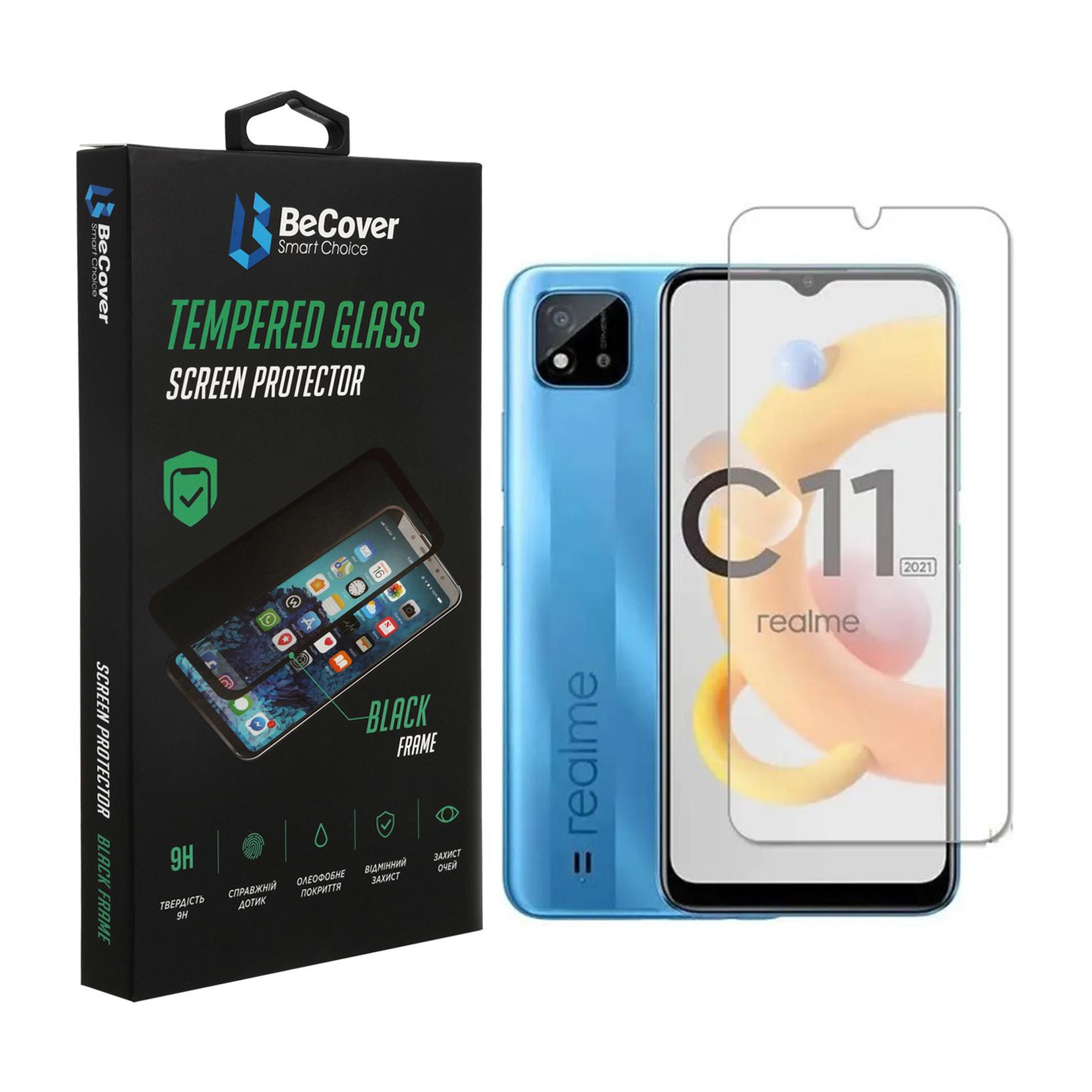 BeCover Захисне скло  для Realme C11 2021 Crystal Clear Glass (707867) - зображення 1