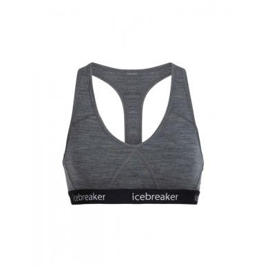 Icebreaker Sprite Racerback Bra WMN XS Gritstone Hthr/Black - зображення 1