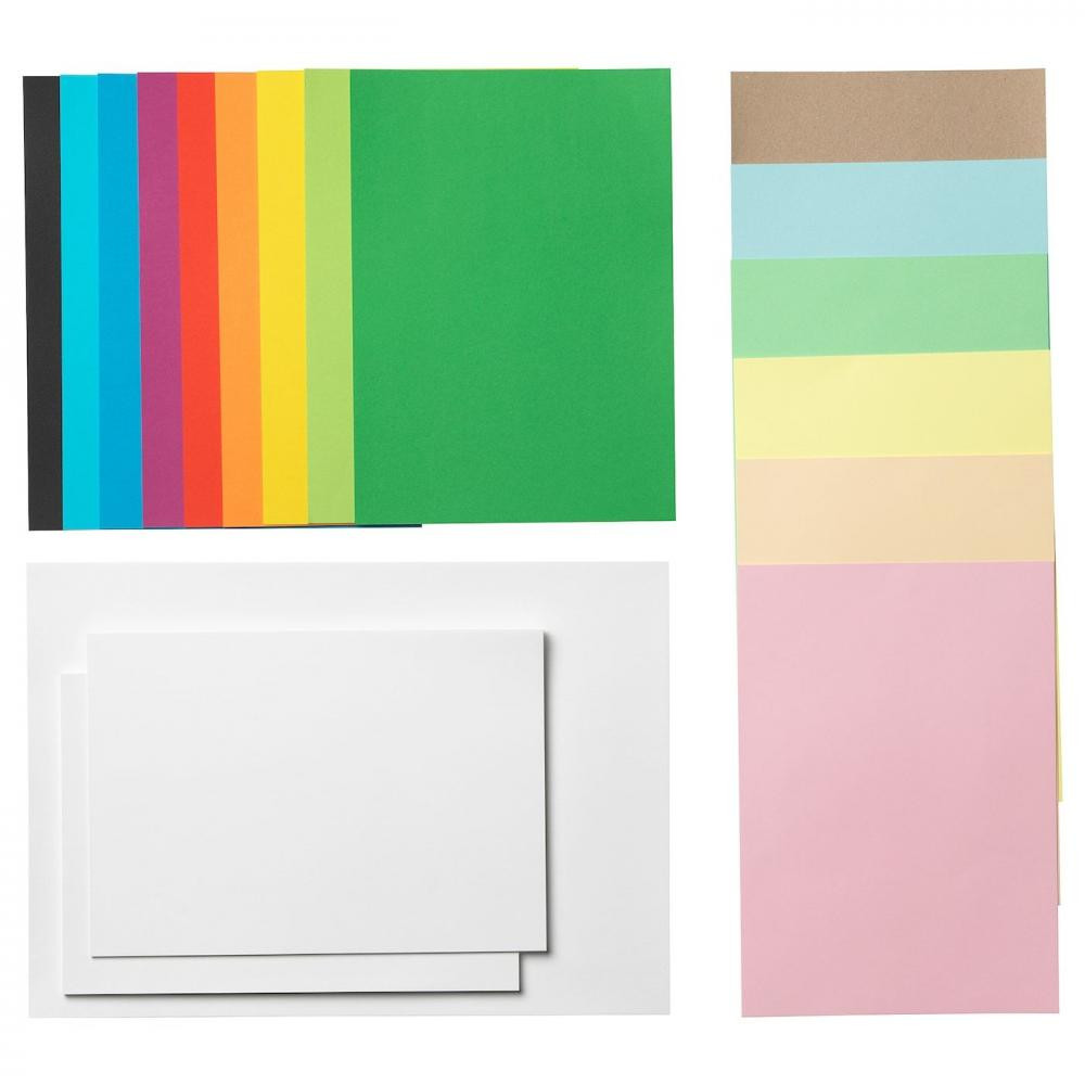 IKEA MALA Бумага, разные цвета, различные размеры (301.933.23) - зображення 1