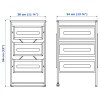 IKEA LENNART Тумба с ящиками, белый (303.261.77) - зображення 8