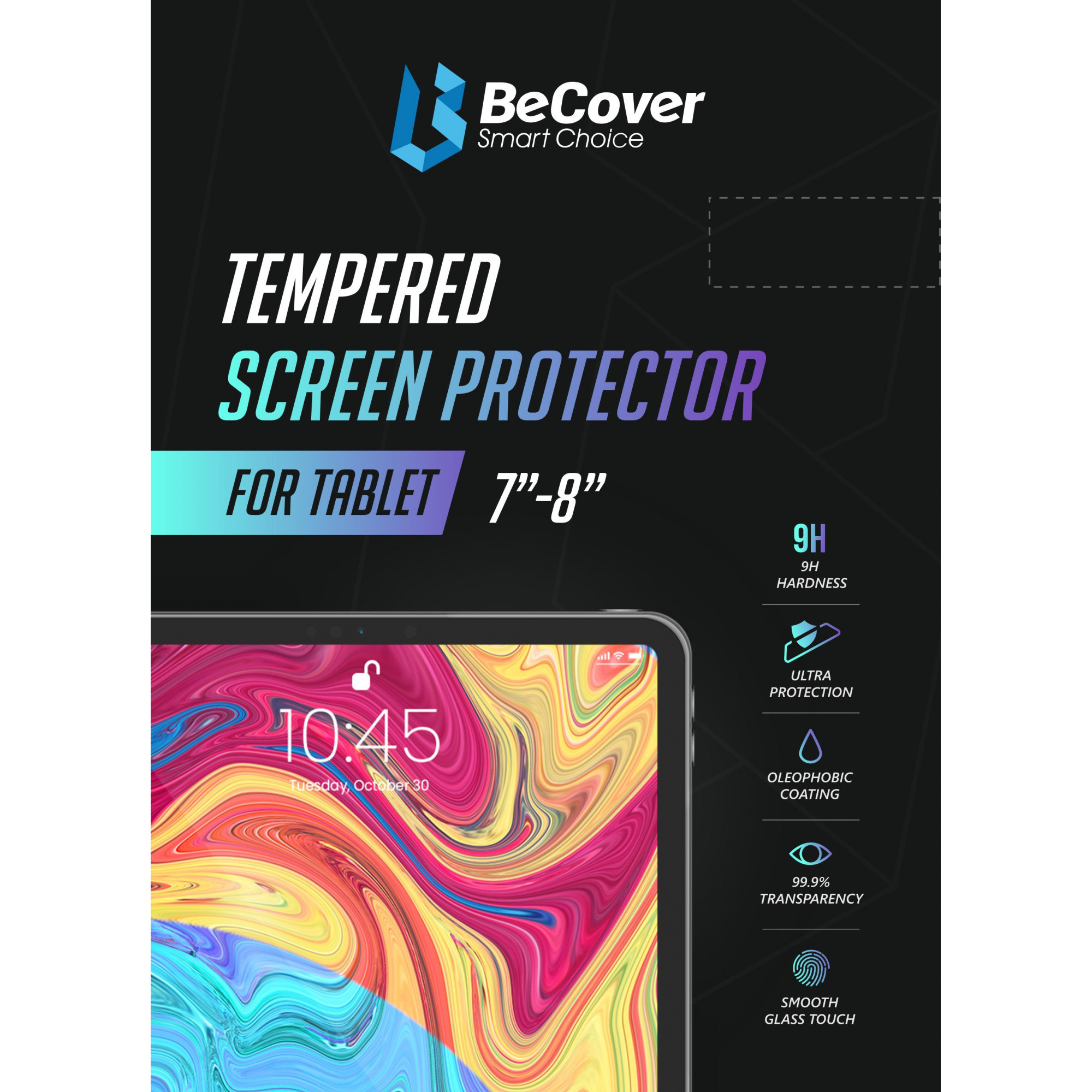 BeCover Захисне скло для Oscal Pad 8 10.1" (707897) - зображення 1