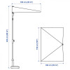 IKEA Зонт LILLEO / BRAMSON (594.401.01) - зображення 8
