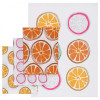 IKEA ТОРВФЛЮ, 304.930.48 - Полотенце кухонное, с рисунком, оранжевый, 45x60 см - зображення 2