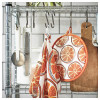 IKEA ТОРВФЛЮ, 304.930.48 - Полотенце кухонное, с рисунком, оранжевый, 45x60 см - зображення 5