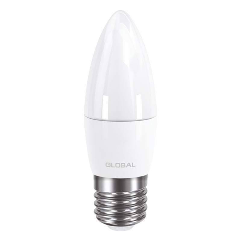 Global LED С37 CL-F 5W Е27 AP нейтральный свет (1-GBL-132) - зображення 1