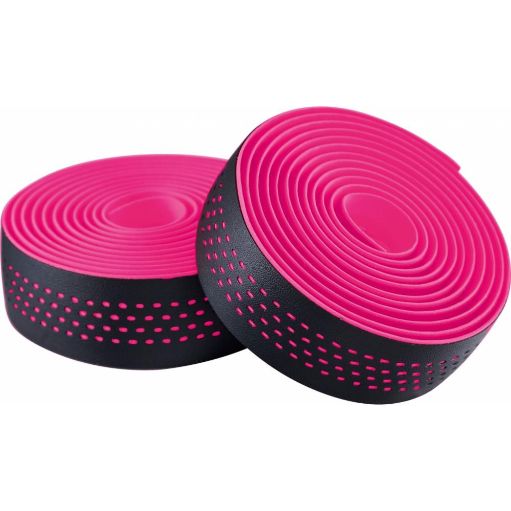 Merida Обмотка руля  Bartape Soft Microfiber Black / Pink dots - зображення 1