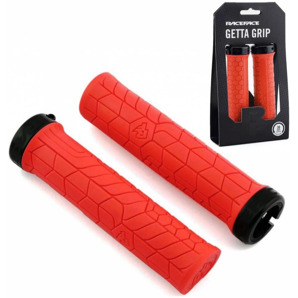 Race Face Грипсы  Getta Grips Red Black 33 мм - зображення 1