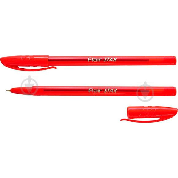 Flair Шариковая ручка Star 1188 красная (8901765518774) - зображення 1