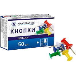 NAVIGATOR Кнопки канцелярские Гвоздики 50 шт. 75305-NV