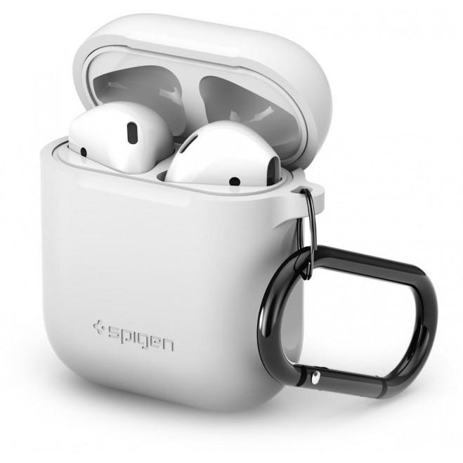 Spigen Чехол  для AirPods Silicone White (066CS24809) - зображення 1