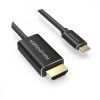 RAVPower 6ft/1.8m C To HDMI Cable Black (RP-CB006) - зображення 1