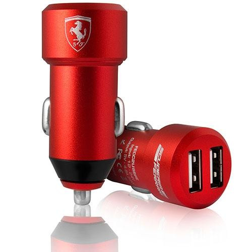 CG Mobile Ferrari Dual Car Charger Red (FECC2USBGR) - зображення 1