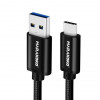 MARAKOKO USB-A 3.0 to USB-C 1.5m 3A Black (M-TC01) - зображення 1