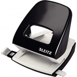 Leitz Дырокол  NeXXt 30 листов упорная планка с информацией о формате металл черный (50080095)