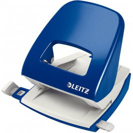 Leitz Дырокол  NeXXt 30 листов упорная планка с информацией о формате металл синий (50080035)