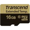 Transcend 16 GB Industrial Extended Temp microSDHC Card Class 10 TS16GUSD520I
