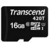 Transcend 16 GB microSDHC 420T UHS-I (U1) TS16GUSD420T - зображення 1