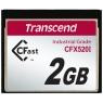 Transcend 2 GB Industrial Wide-Temp CFast 1.1 Card x520 TS2GCFX520I