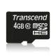 Transcend 4 GB microSDHC class 10 TS4GUSDC10 - зображення 1