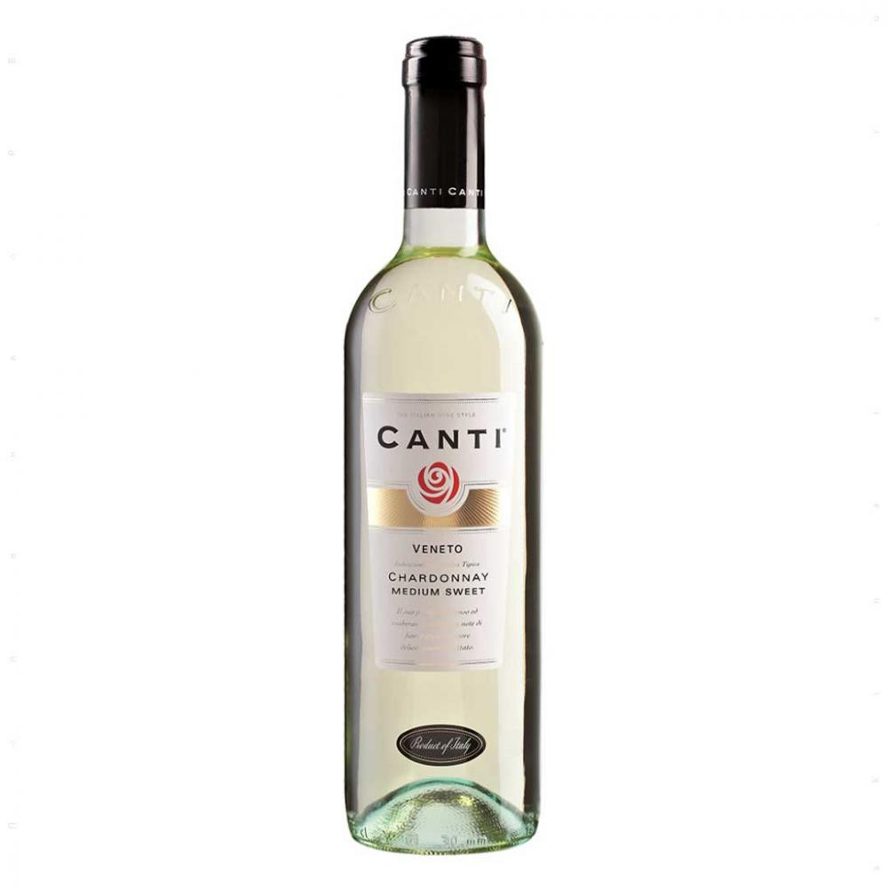 Canti Вино Chardonnay Veneto Medium Sweet белое полусладкое 0.75 л 11.5% (8005415046614) - зображення 1