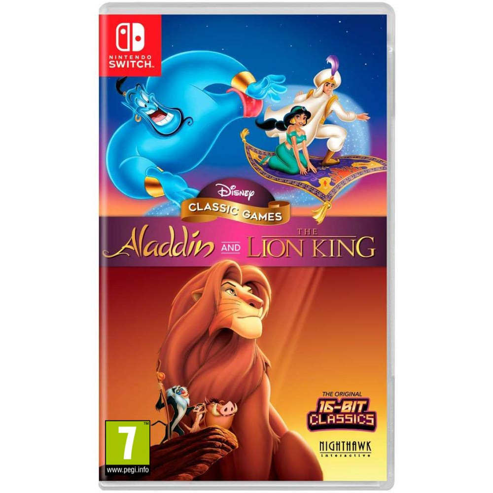 Disney Classic Games Aladdin & The Lion King Nintendo Switch купить в  интернет-магазине: цены на игра для Nintendo Switch Disney Classic Games  Aladdin & The Lion King Nintendo Switch - отзывы и