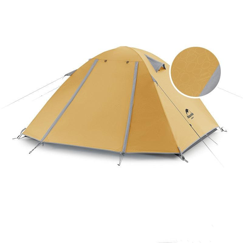 Naturehike P-Series 2P UPF 50+ Family Camping Tent NH18Z022-P, dead leaf yellow - зображення 1