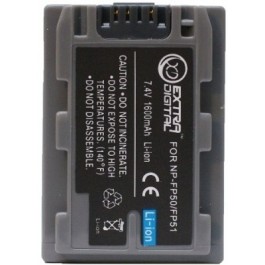 ExtraDigital Аккумулятор для Sony NP-FP50, Li-ion, 1600 mAh (BDS2667)