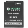 PowerPlant Aккумулятор для Nikon EN-EL12 (1050 mAh) - DV00DV1242 - зображення 1