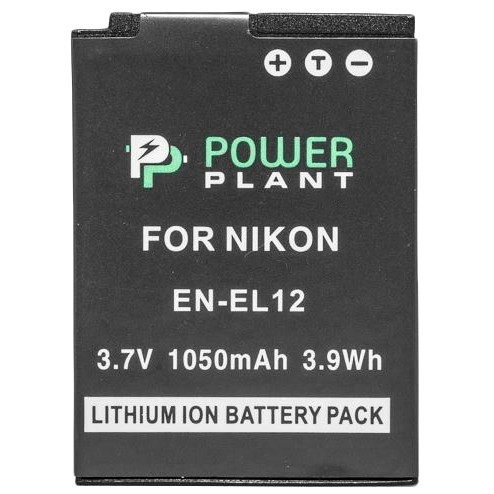 PowerPlant Aккумулятор для Nikon EN-EL12 (1050 mAh) - DV00DV1242 - зображення 1