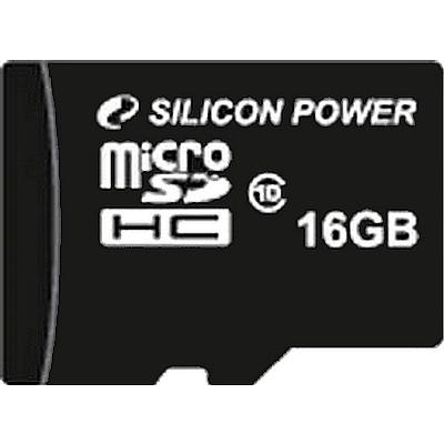 Silicon Power 16 GB microSDHC Class 10 SP016GBSTH010V10 - зображення 1