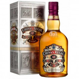 Chivas Regal Виски 0.5 л 12 лет выдержки 40% в подарочной упаковке (080432402733)