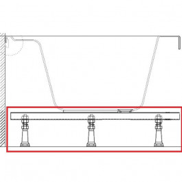 Ravak Опора для ванны 10° CY81000000