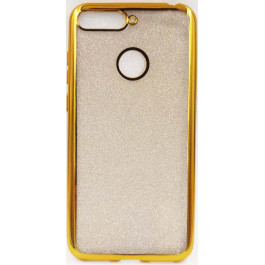 REMAX Glitter Silicon Case Huawei Y6 2018 Gold