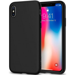   Spigen iPhone X Case Liquid Crystal Matte Black 057CS22119