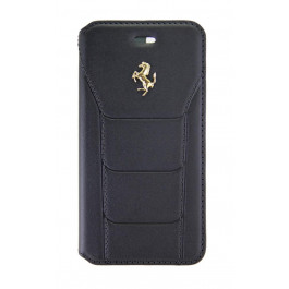 CG Mobile Ferrari 488 Leather Book Case iPhone 7 Black/Gold (FESEGFLBKP7BK)