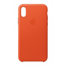   Apple iPhone X Leather Case Bright Orange (MRGK2)