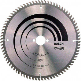 Bosch Optiline Wood 250Х30 80 (2608640660)