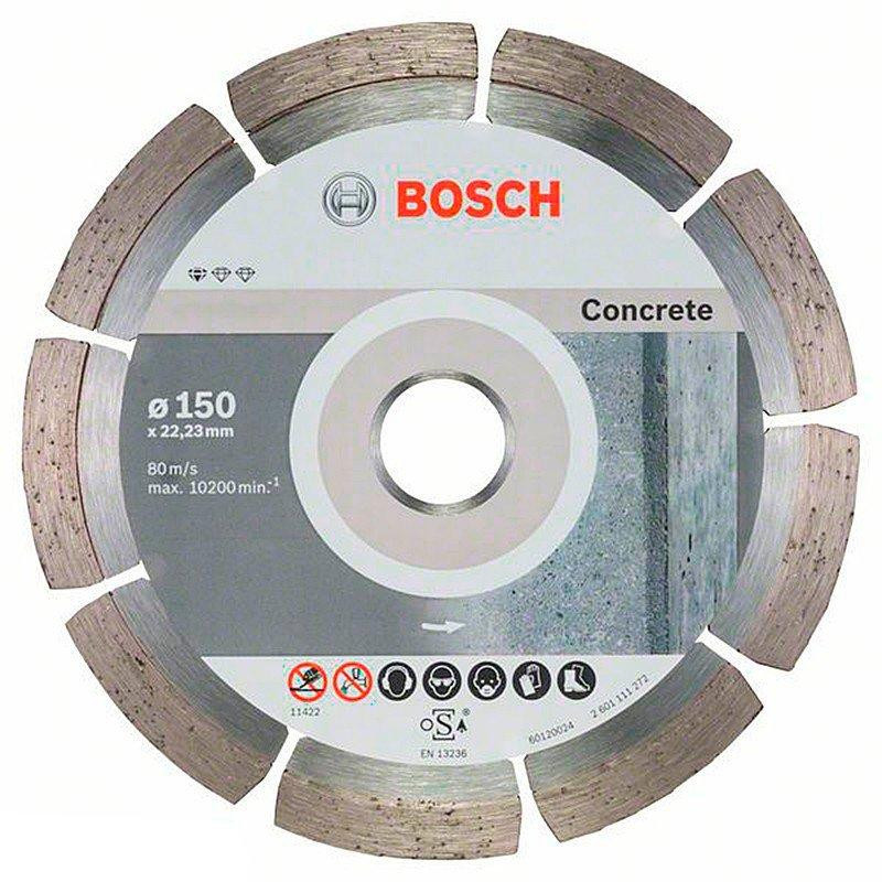 Bosch Алмазный диск  по бетону Standard for Concrete 150x22,23x2x10 мм, 10 шт - зображення 1