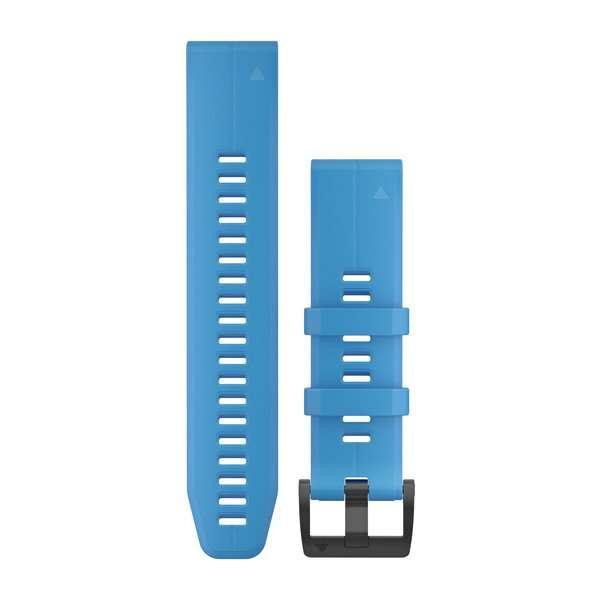 Garmin Ремешок для  Fenix 5 Plus 22mm QuickFit Cyan Blue Silicone Band (010-12740-03) - зображення 1