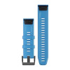 Garmin Ремешок для  Fenix 5 Plus 22mm QuickFit Cyan Blue Silicone Band (010-12740-03) - зображення 2