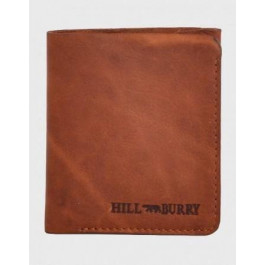 Hill Burry Рыжий кожаный портмоне без подклада  AK111HBRB