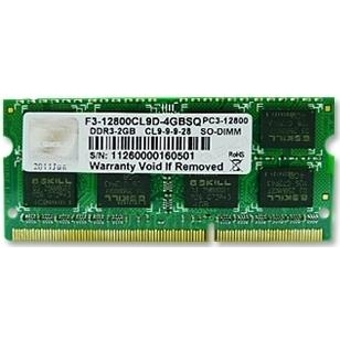 G.Skill 2 GB SO-DIMM DDR3 1600 MHz (F3-12800CL9S-2GBSQ) - зображення 1