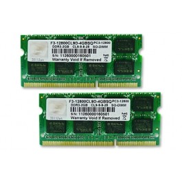 G.Skill 4 GB (2x2GB) SO-DIMM DDR3 1600 MHz (F3-12800CL9D-4GBSQ)