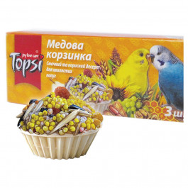 Topsi Медовая корзинка для волнистых попугаев 3 шт 45 г (4820122208599)