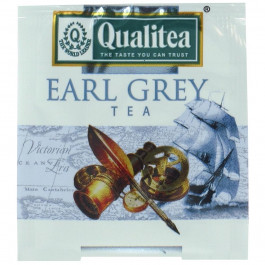 Qualitea Чай чорний Earl Grey з бергамотом, 2 г (4820053771742)