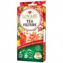 Lovare Фильтр-пакеты Tea Filters для заваривания чая 50 шт (4820097815693)