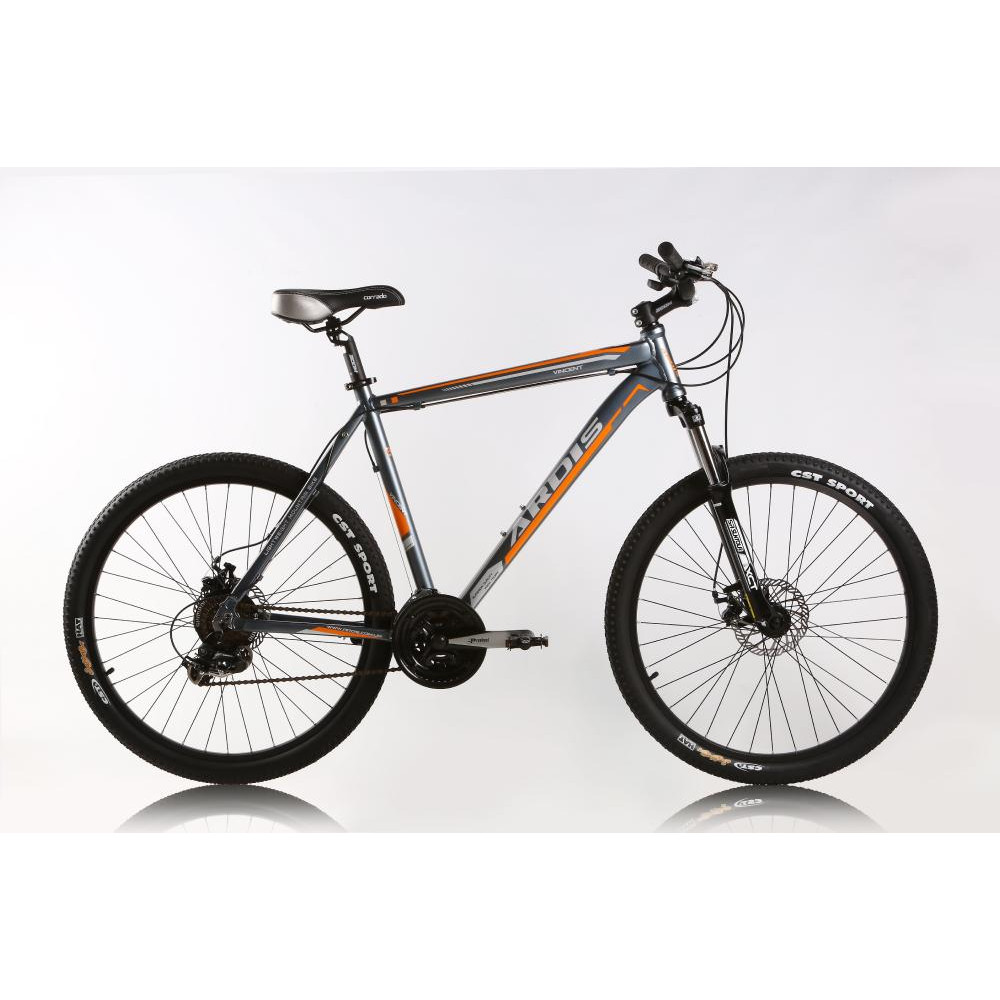 Ardis Vincent MTB 26" / рама 21" серый/оранжевый/белый - зображення 1