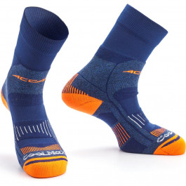   Accapi Термоноски  Trekking Ultralight, Navy/Orange, 34-36 (ACC H0824.941-0)