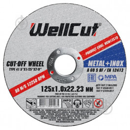   WellCut 125x1,0x22,2 мм WCM12510