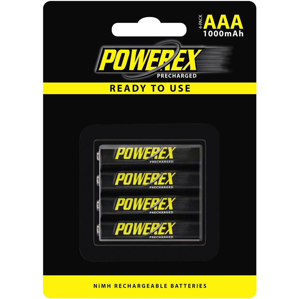 PowerEx AAA 1000mAh NiMh 4шт MHRAAAP4 - зображення 1